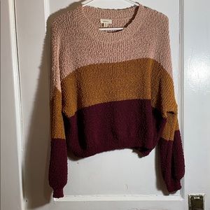 Block striped sweater
